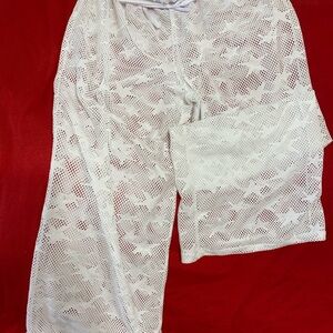 White Star Mesh Pants